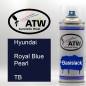 Preview: Hyundai, Royal Blue Pearl, TB: 400ml Sprühdose, von ATW Autoteile West.